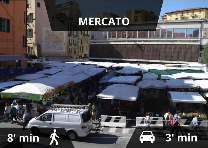 Lejlighed Mansarda In Pieno Centro - 500mt Da Ariston E Ciclabile Sanremo