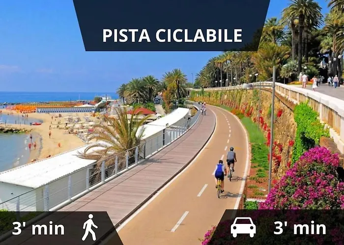 Mansarda In Pieno Centro - 500mt Da Ariston E Ciclabile Lejlighed Sanremo